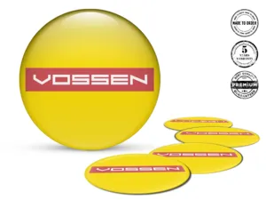 Vossen Radaufkleber Stil Luxus Gewölbte Logos